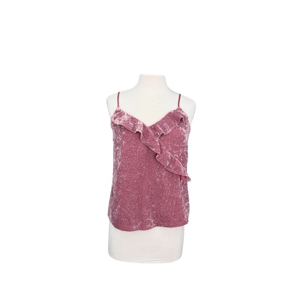 J Crew Scalloped Cami Pink Top Size Small - Picture 1 of 9